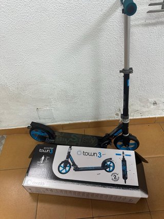 Patinete Oxelo azul con caja original