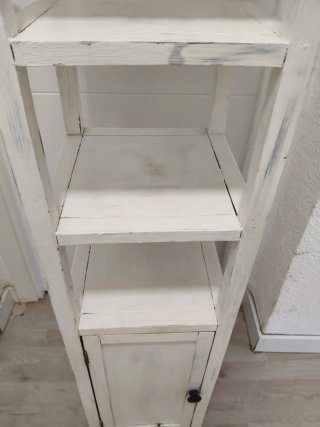 Mueble auxiliar blanco madera