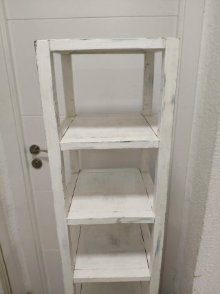 Mueble auxiliar blanco madera