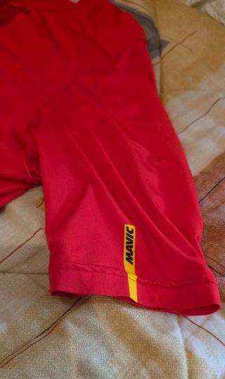 Maillot Ciclismo Mavic Hombre Rojo Talla M