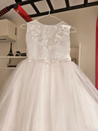 Vestido blanco niña fiesta/comunión.