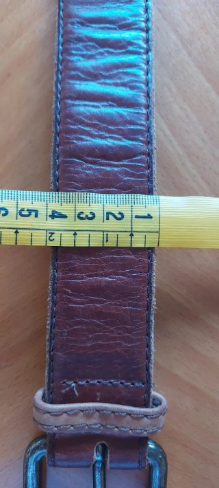 Cintura Napapijri Patch Vintage Pelle