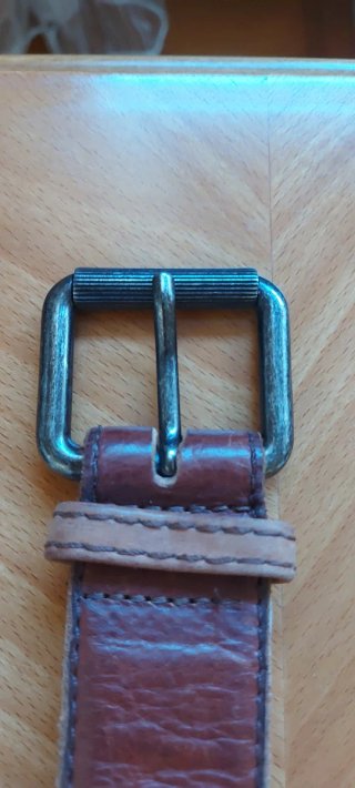 Cintura Napapijri Patch Vintage Pelle