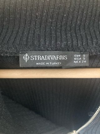 Jersey de rayas con cremallera