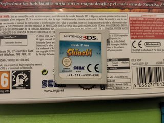 Shinobi Nintendo 3DS