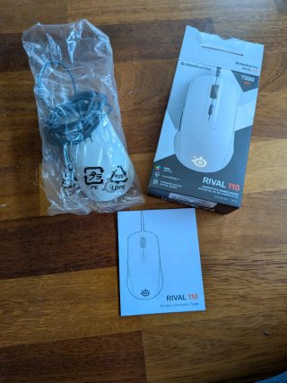Ratón SteelSeries Rival 110 Blanco