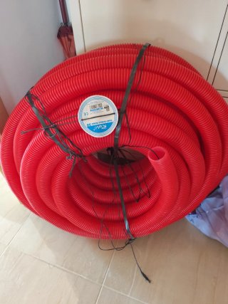 Tubo Corrugado Eléctrico Rojo 50mm