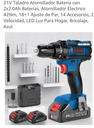 Taladro 21V + Lápiz + Recambios