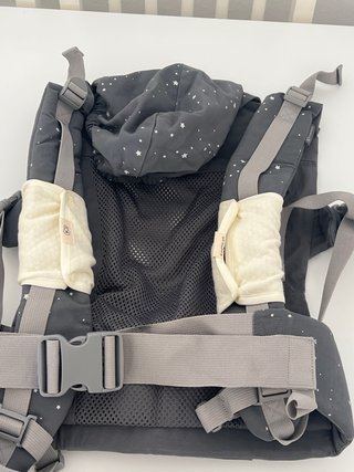 Mochila Portabebés Estrellas Gris