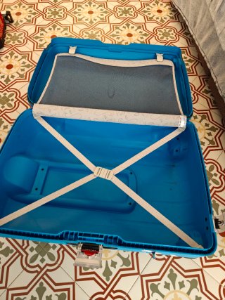 Maleta Rígida Samsonite Grande Azul
