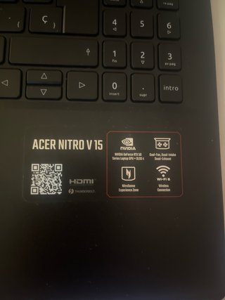 Portátil Acer Nitro V i9 32GB RAM RTX 5050