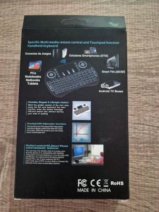 Mini Tastiera Wireless Retroilluminata