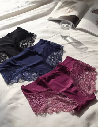 Bragas TrowBridge encaje mujer – Set 3 unidades