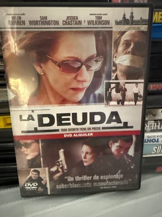 DVD La Deuda Thriller Espionaje Helen Mirren