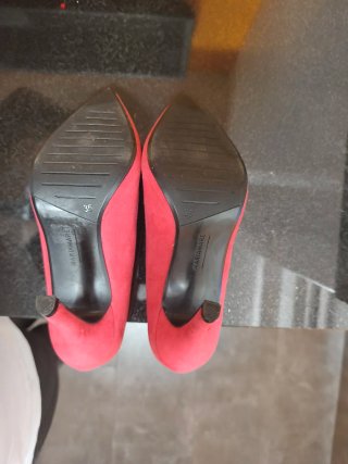 Zapatos de tacón rosa