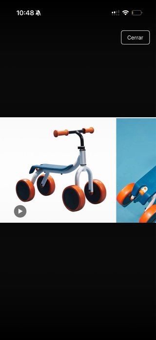 Bicicleta de bebé 4 ruedas