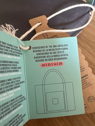 Bolsa de viaje plegable mapa