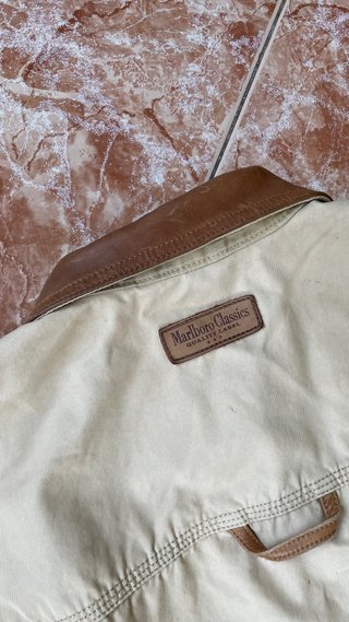 Cazadora Marlboro Classics Vintage Beige