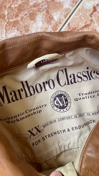 Cazadora Marlboro Classics Vintage Beige