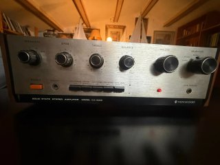 Tocadisco Lenco L78 + Amplificador Kenwood KA4002