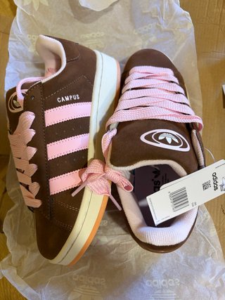 Zapatillas Adidas Campus Marrón y Rosa