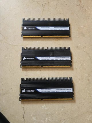 3x Módulos Memoria RAM Corsair DDR3 4GB