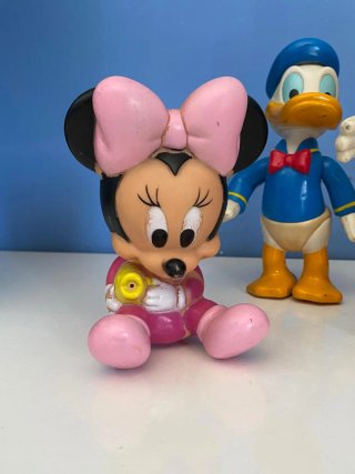 Set 3 Personaggi Disney: Topolino, Minnie, Paperin