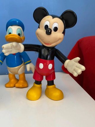 Set 3 Personaggi Disney: Topolino, Minnie, Paperin
