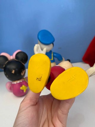 Set 3 Personaggi Disney: Topolino, Minnie, Paperin