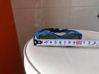 Gafas de sol infantiles azules de óptica