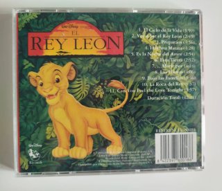 El Rey León Banda Sonora Original CD