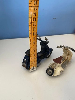 Set 2 Vespa d'epoca metallo