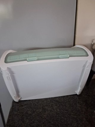 Portapane Tupperware Bianco Trasparente