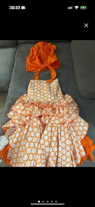 Traje de Flamenca con volantes