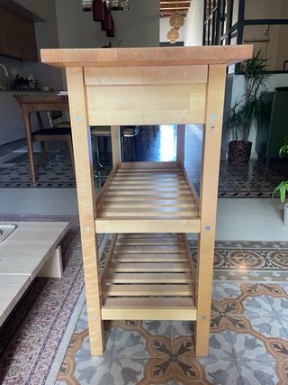 Carrito cocina IKEA FÖRHÖJA madera