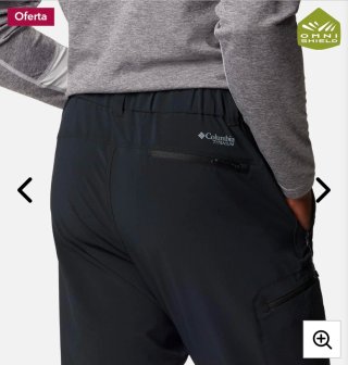 Pantalones Columbia Triple Canyon II Titanium.