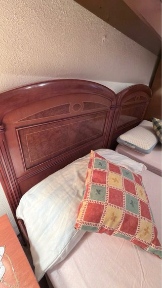 2 Camas Individuales Madera