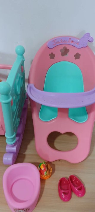 Juego de Cuna y Accesorios para Muñeca