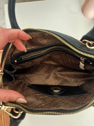 Bolso Love Moschino rosa y negro