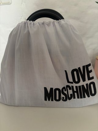 Bolso Love Moschino rosa y negro