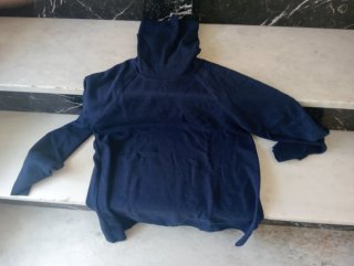 Conjunto premamá pantalón y jersey azul