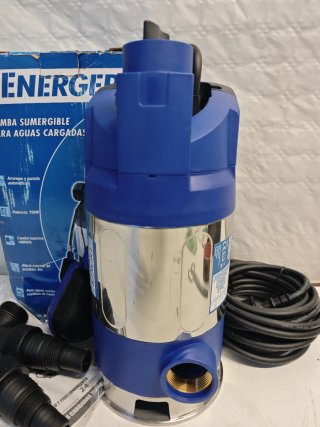 Bomba Sumergible Energer 750W Aguas Cargadas