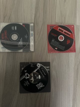 3 CD Singles 7 Notas 7 Colores Latino