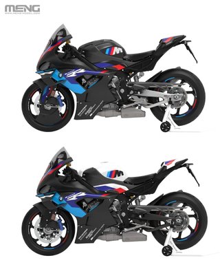 Maqueta Moto BMW M 1000 RR 1/9 Meng MT-009
