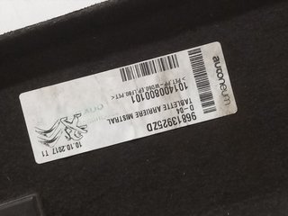 BANDEJA TRASERA PEUGEOT PARTNER FURGÓN BH02