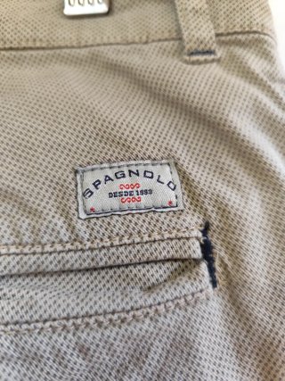 Pantalón chino hombre verano beige