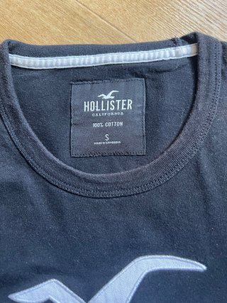 Camiseta Hollister bicolor