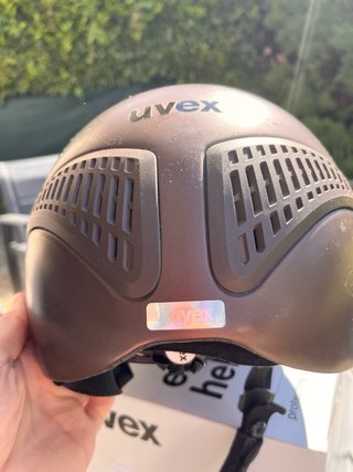 Casco equitazione Uvex Exxential II mocca mat