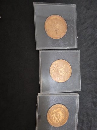 Lote 5 Monedas Bronce Suecia