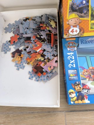 Lote 4 Puzles Ravensburger, Educa, Cars